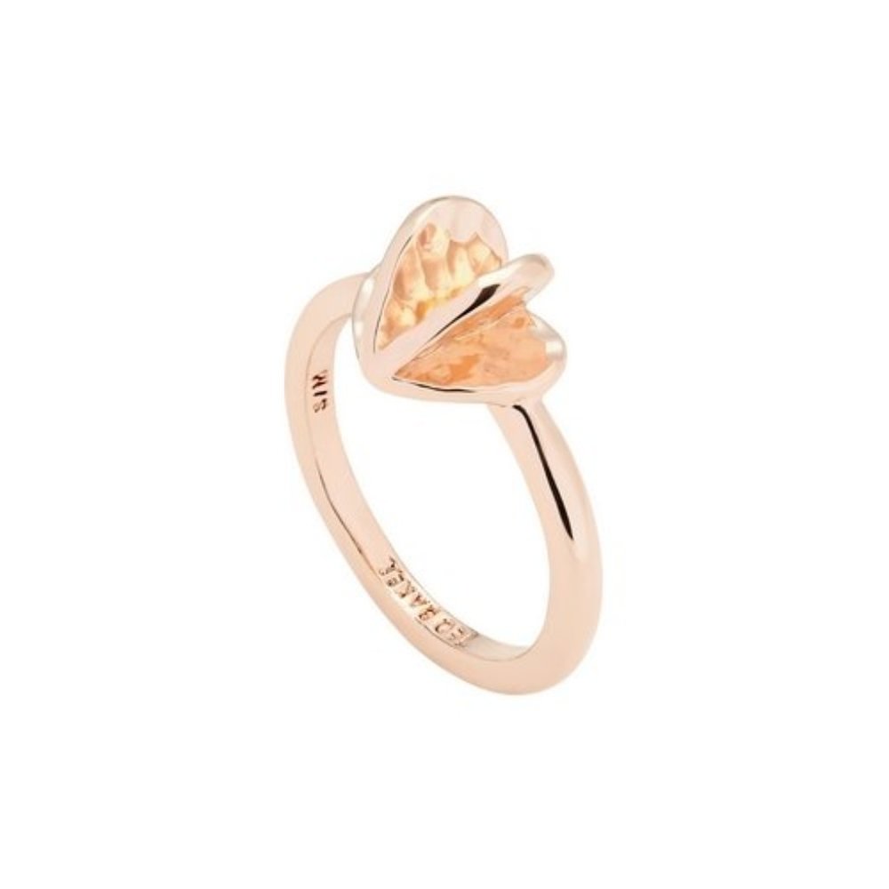 Ted Baker ROSE GOLD Confetti Heart Ring - Picture 1 of 3